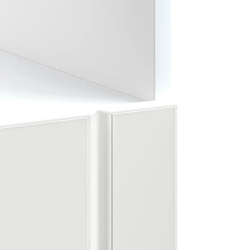 Oven Cabinet Lucca White Engineered Wood
