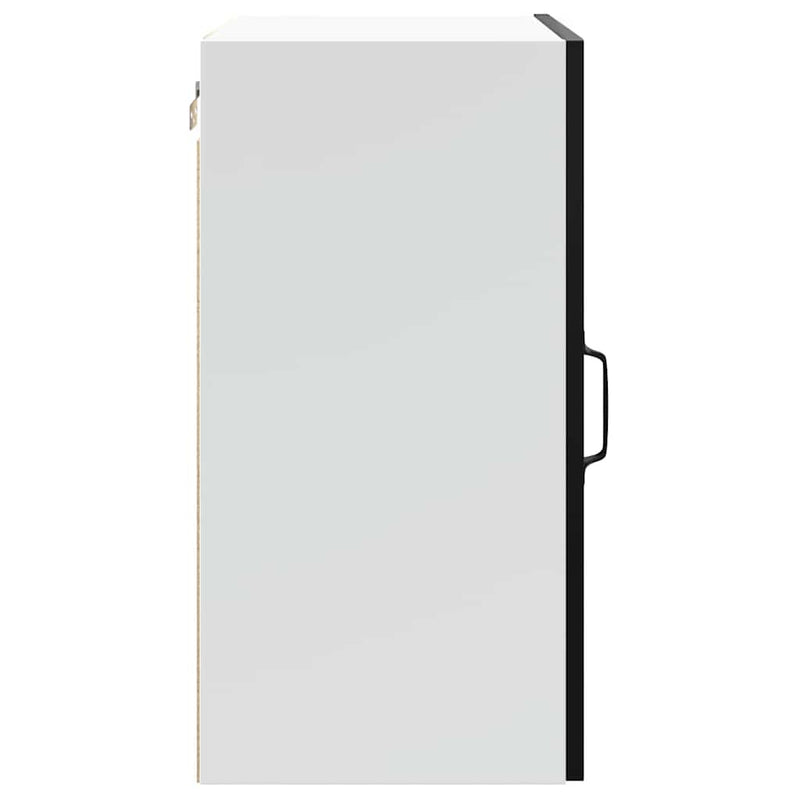 vidaXL Kitchen Wall Cabinet "Lucca" Black Engineered Wood