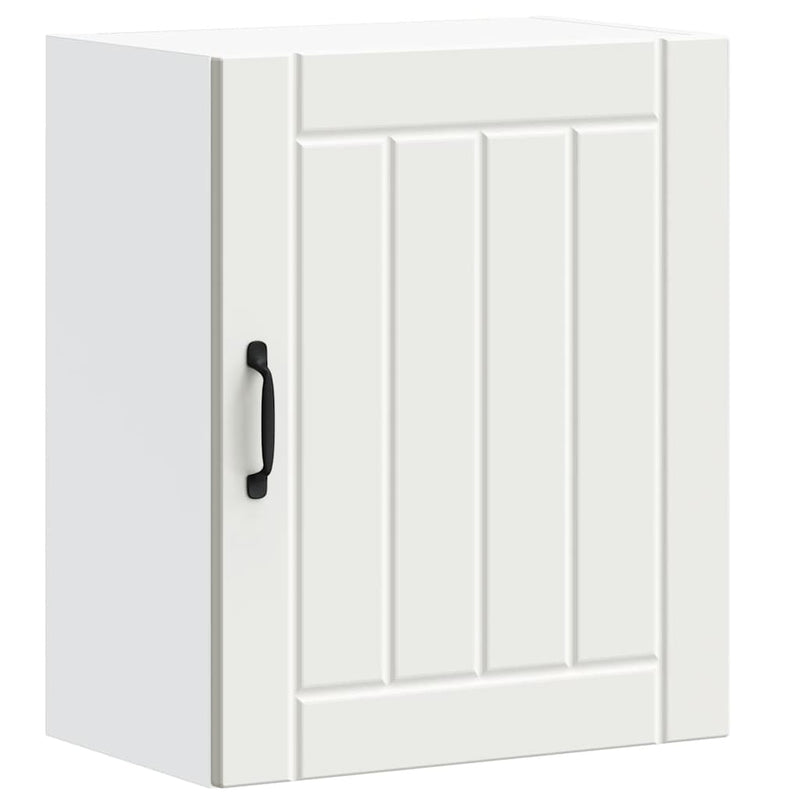 vidaXL Kitchen Wall Cabinet Lucca White Engineered Wood