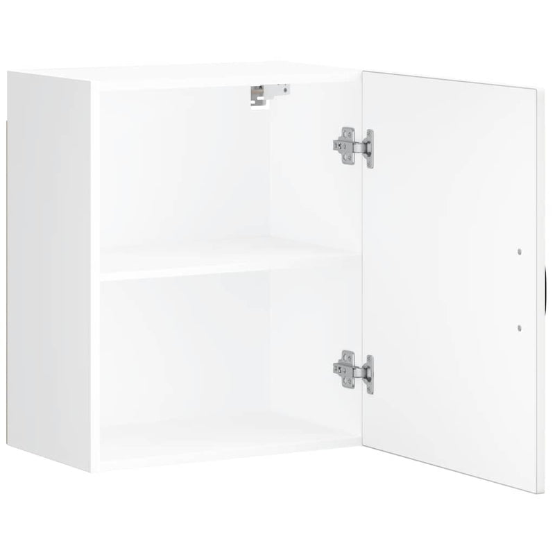 vidaXL Kitchen Wall Cabinet Lucca White Engineered Wood