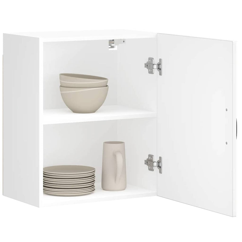vidaXL Kitchen Wall Cabinet Lucca White Engineered Wood