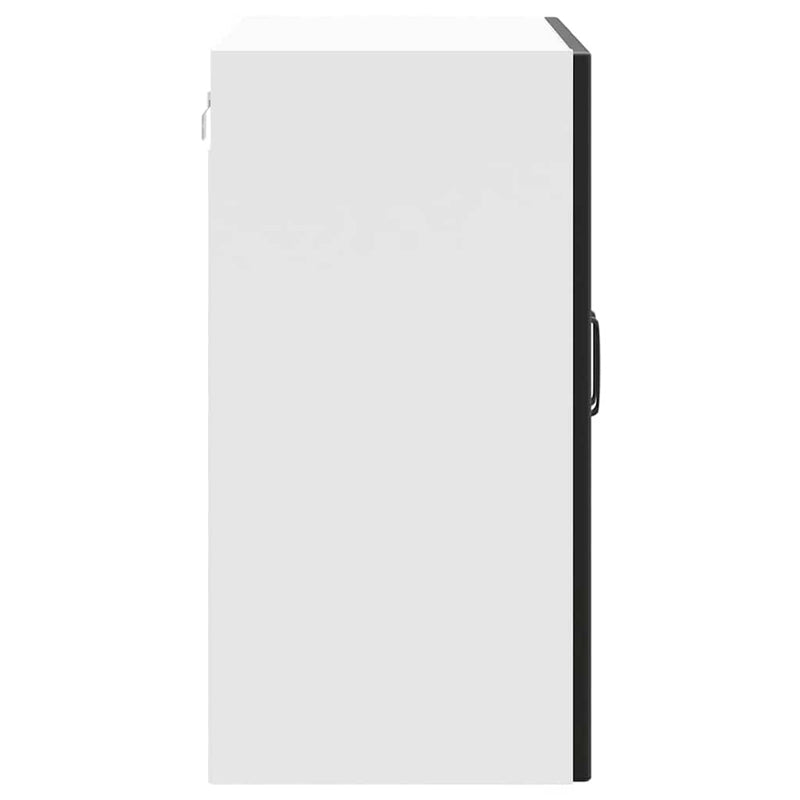 vidaXL Kitchen Wall Cabinet "Lucca" Black Engineered Wood