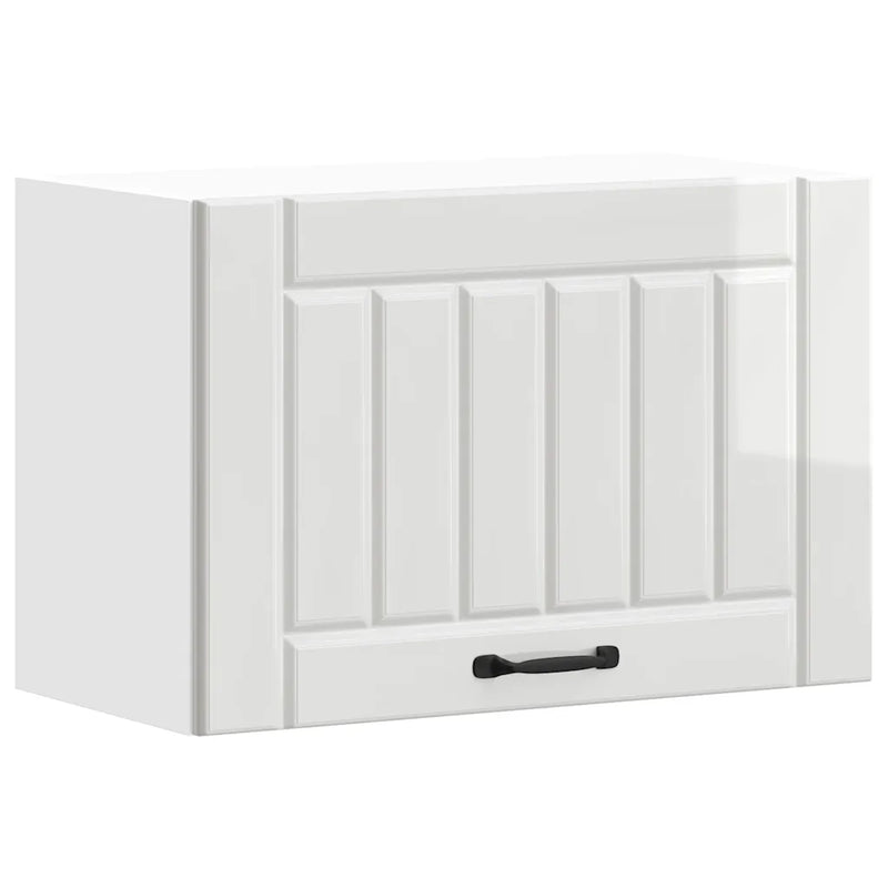 Kitchen Wall Cabinet "Lucca" High Gloss White Engineered Wood