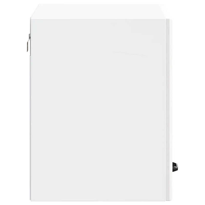 Kitchen Wall Cabinet "Lucca" High Gloss White Engineered Wood