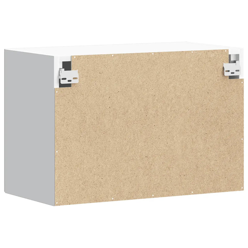 Kitchen Wall Cabinet "Lucca" High Gloss White Engineered Wood