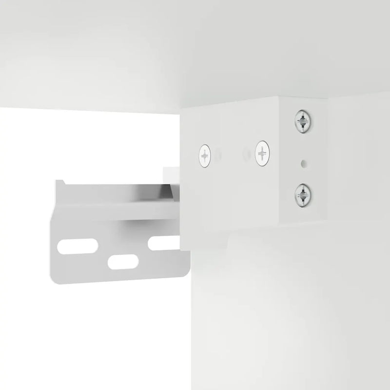 Kitchen Wall Cabinet "Lucca" High Gloss White Engineered Wood