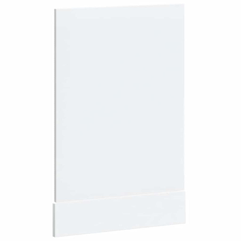 vidaXL Dishwasher Panel Lucca White Engineered Wood