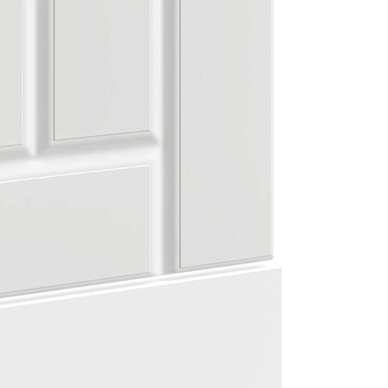 vidaXL Dishwasher Panel Lucca White Engineered Wood