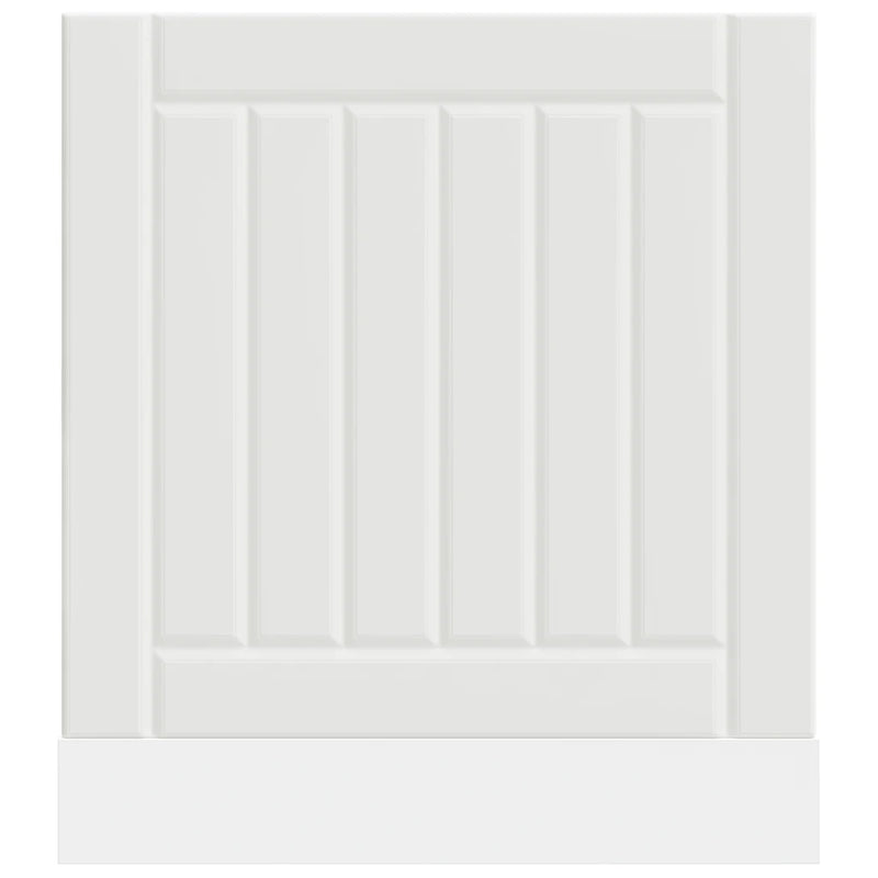 Dishwasher Panel Lucca White Engineered Wood