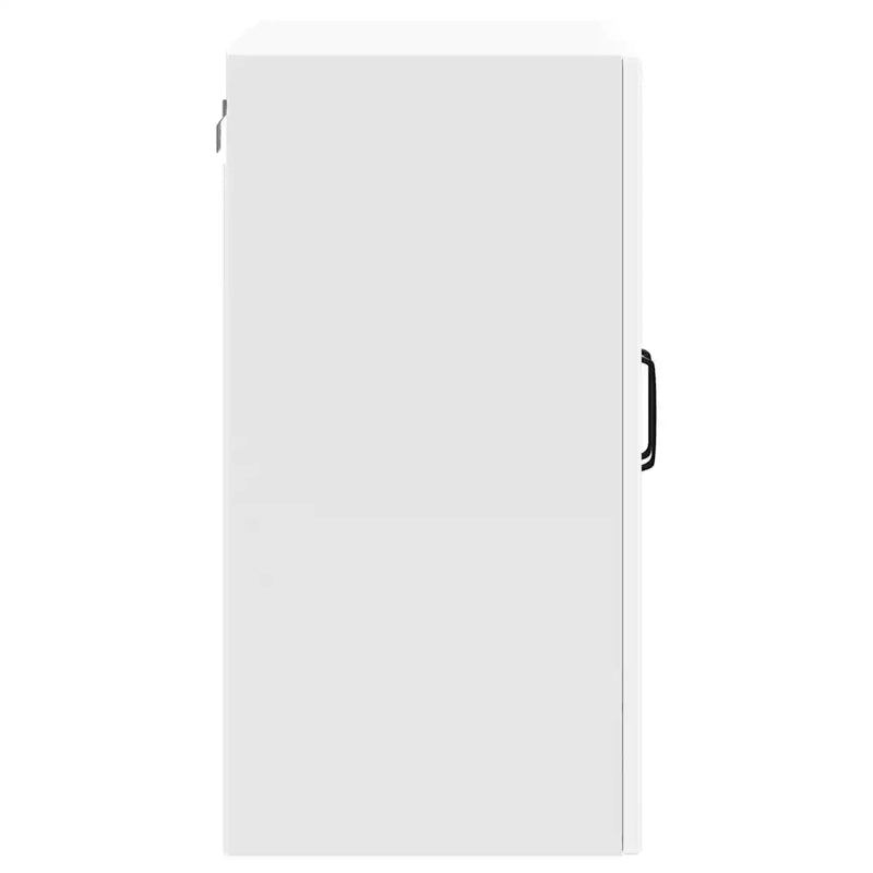 Kitchen Wall Cabinet with Glass Door Lucca White Engineered Wood