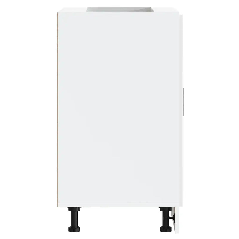 Kitchen Base Cabinet "Porto" High Gloss White Engineered Wood
