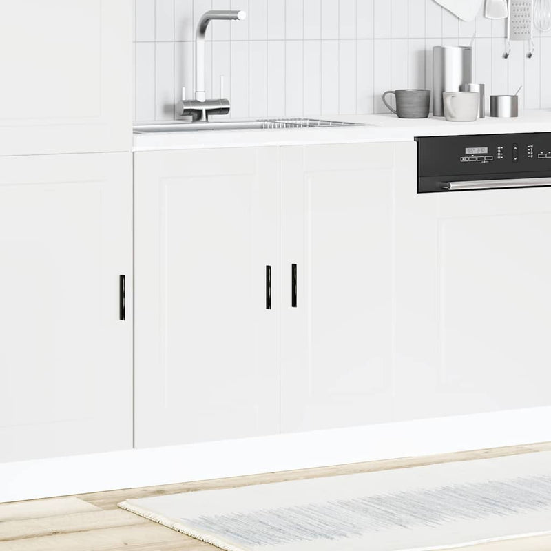 vidaXL Sink Base Cabinet  Porto White 80x46x81.5 cm Engineered Wood