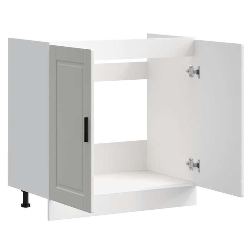 vidaXL Sink Base Cabinet  Porto White 80x46x81.5 cm Engineered Wood