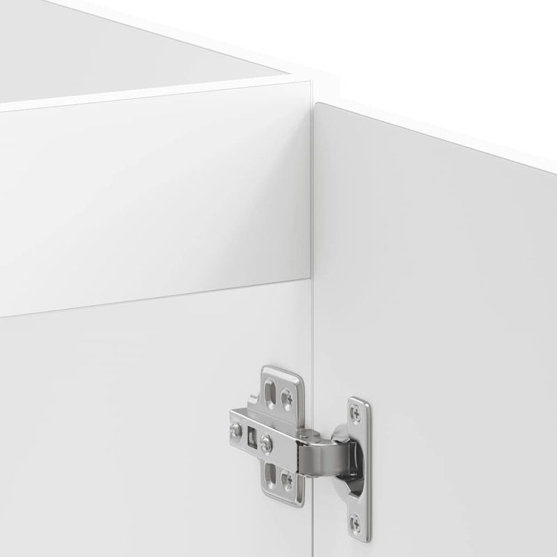 vidaXL Sink Base Cabinet  Porto White 80x46x81.5 cm Engineered Wood