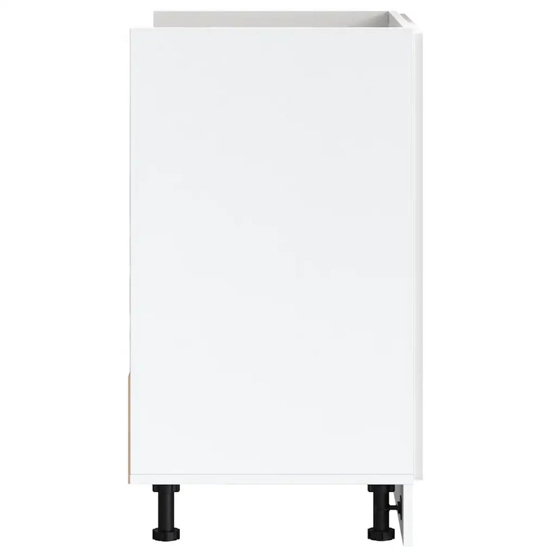 Sink Base Cabinet "Porto" High Gloss White 80x46x81,5 cm Engineered Wood