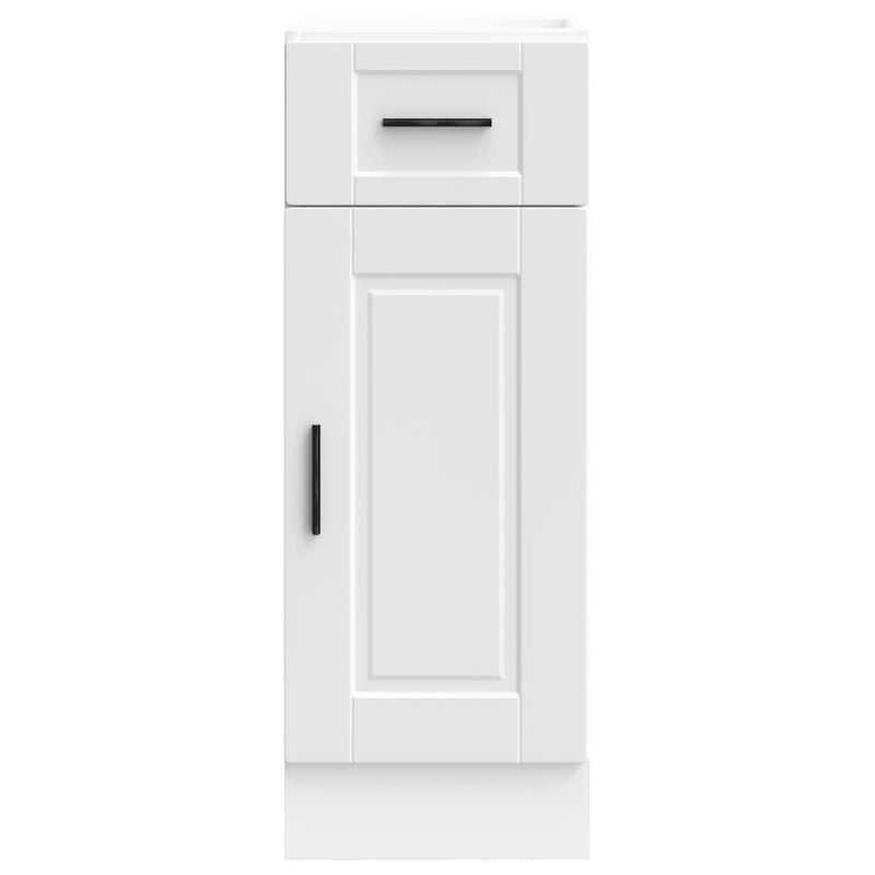 vidaXL Kitchen Base Cabinet Porto White Engineered Wood