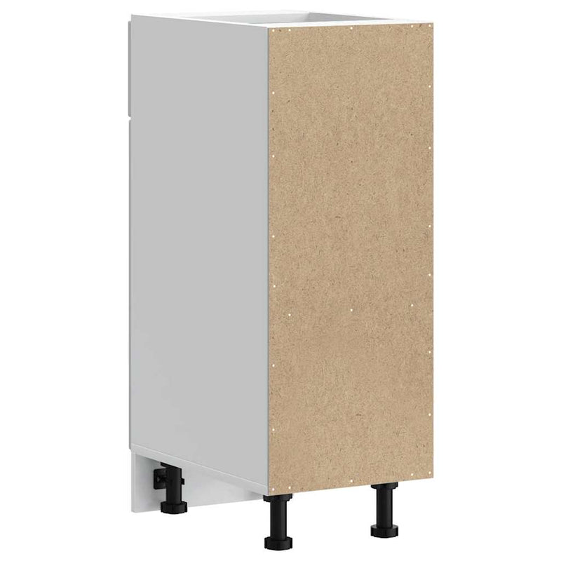 vidaXL Kitchen Base Cabinet "Porto" High Gloss White Engineered Wood