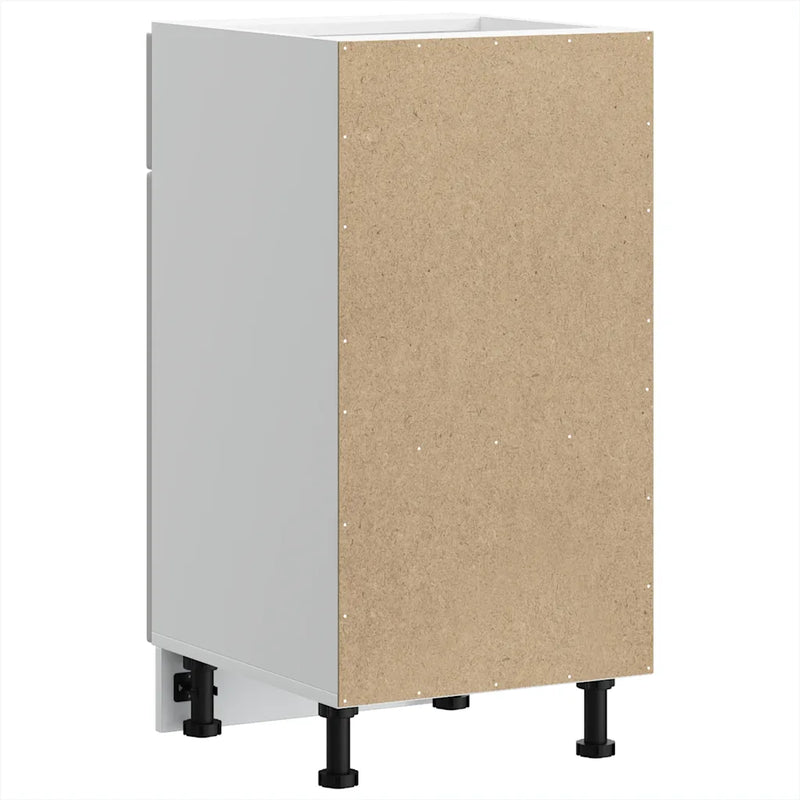 Kitchen Base Cabinet��Porto White Engineered Wood