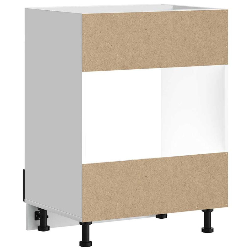 vidaXL Oven Cabinet "Porto" Black Engineered Wood