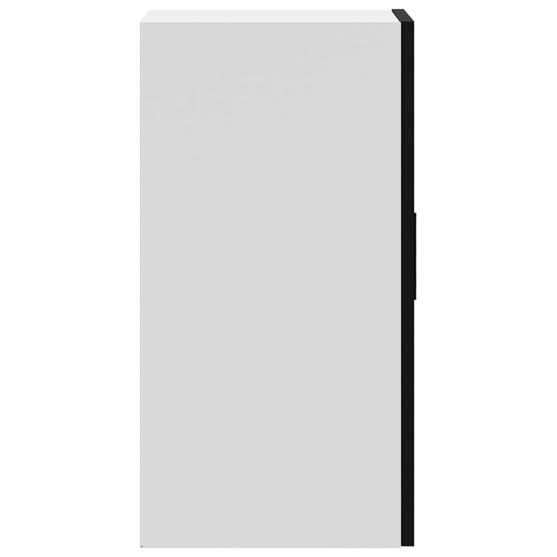 vidaXL Kitchen Wall Cabinet "Porto" Black Engineered Wood