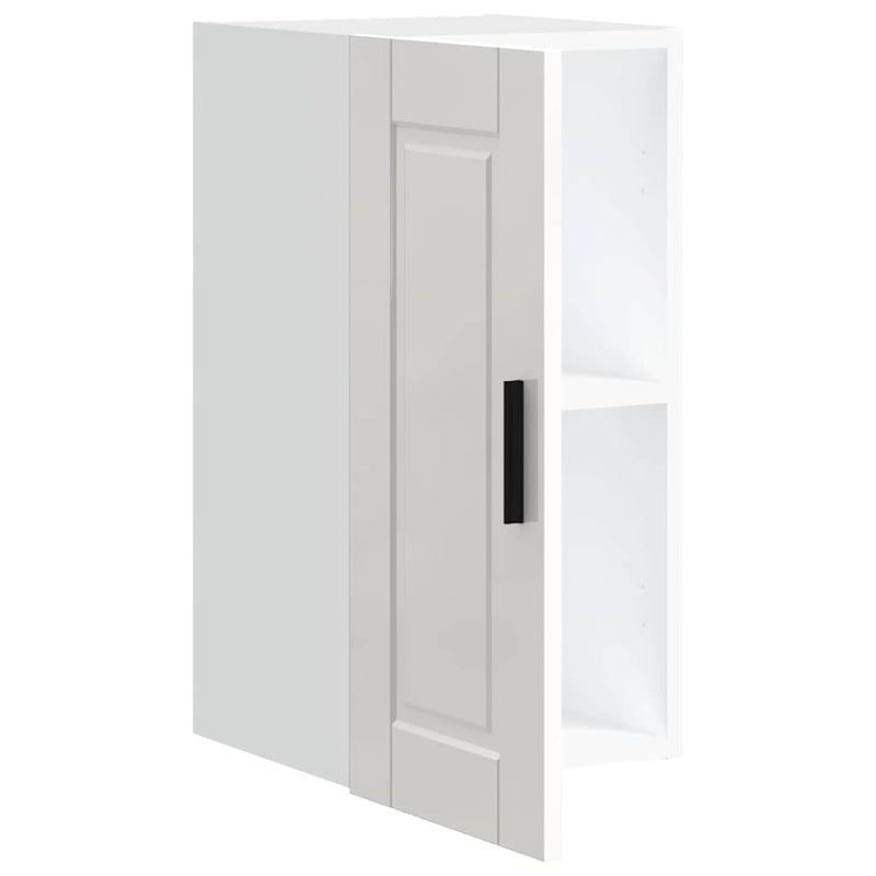 vidaXL Kitchen Wall Cabinet "Porto" High Gloss White Engineered Wood