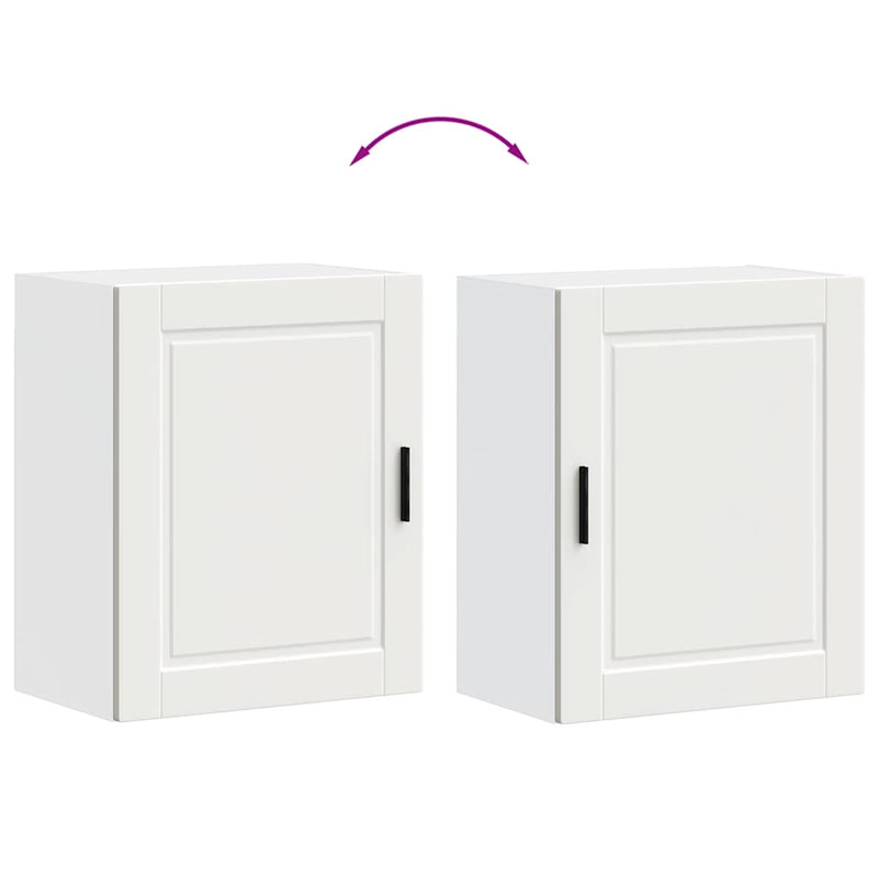 vidaXL Kitchen Wall Cabinet Porto White Engineered Wood