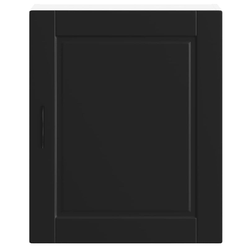 vidaXL Kitchen Wall Cabinet "Porto" Black Engineered Wood