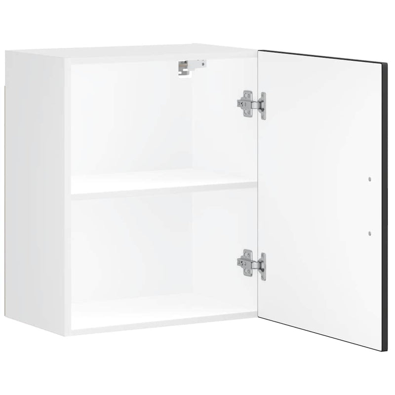 vidaXL Kitchen Wall Cabinet "Porto" Black Engineered Wood