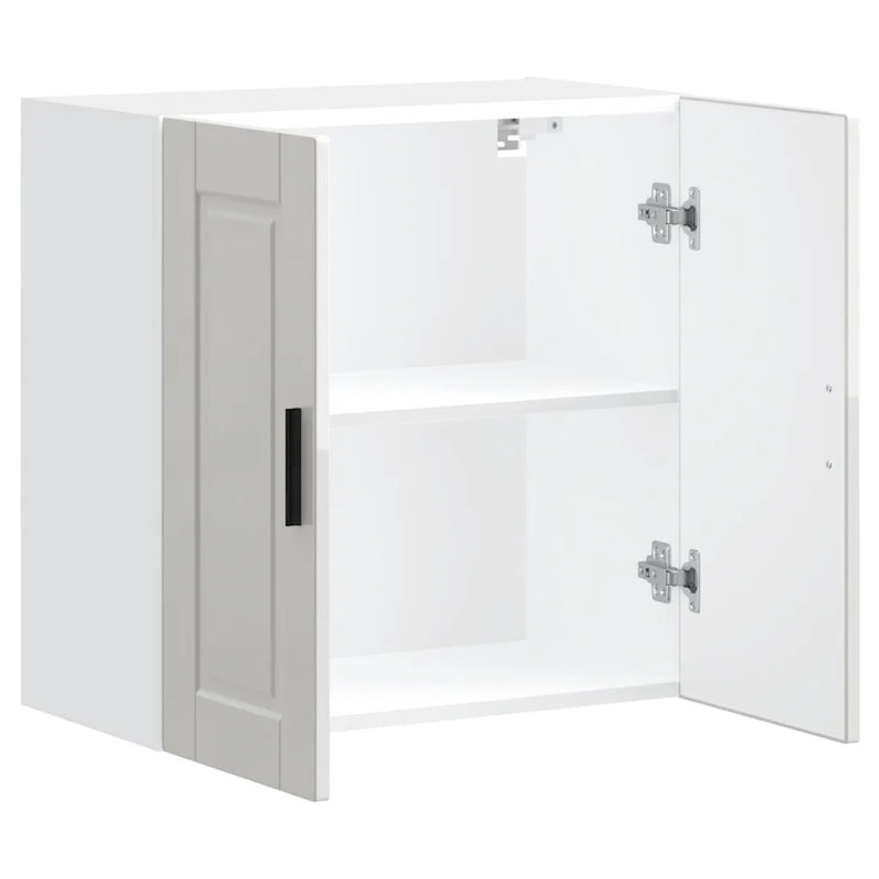 Kitchen Wall Cabinet "Porto" High Gloss White Engineered Wood