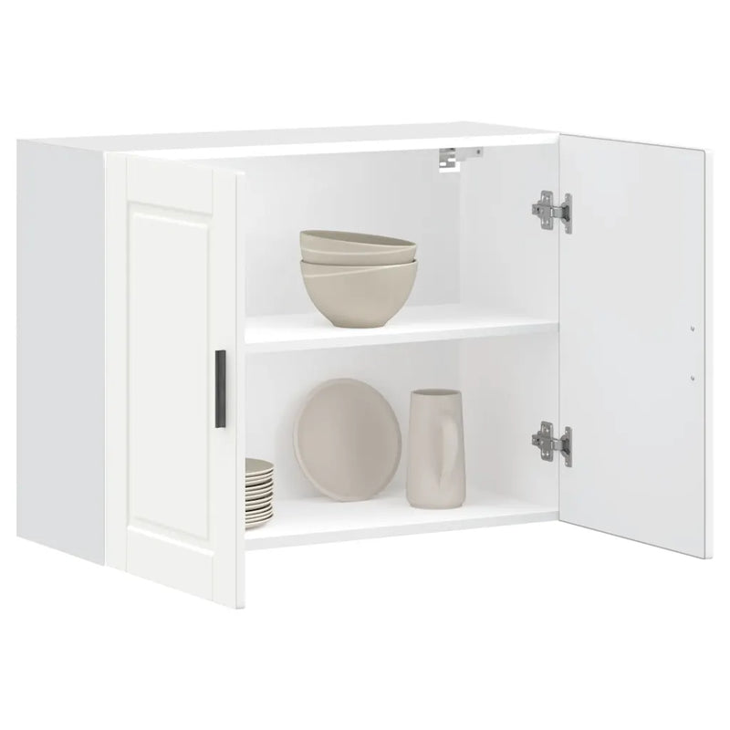Kitchen Wall Cabinet Porto White Engineered Wood
