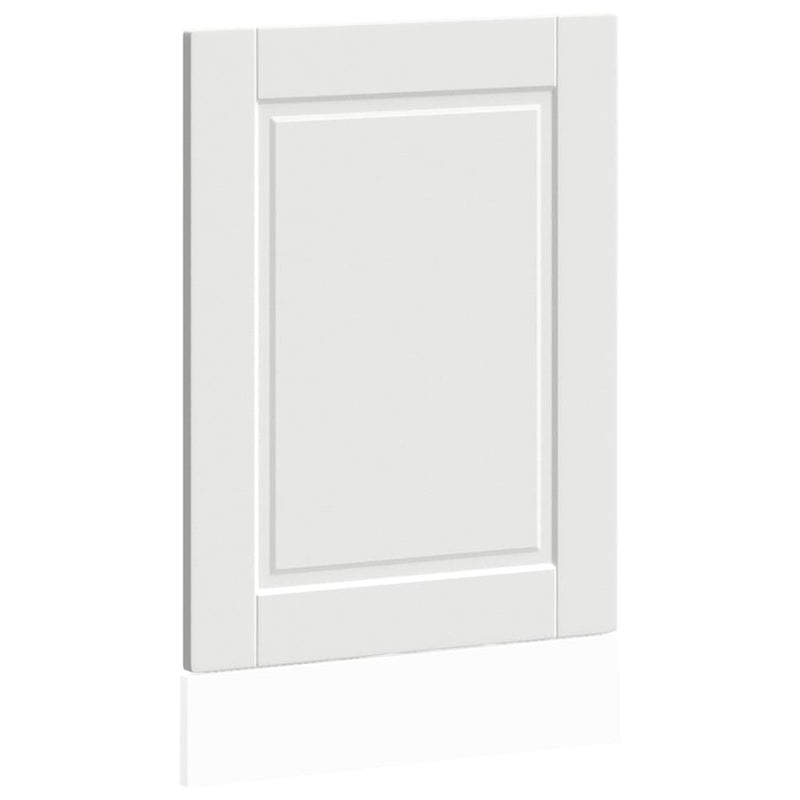 vidaXL Dishwasher Panel Porto White 45x1.5x67 cm Engineered Wood