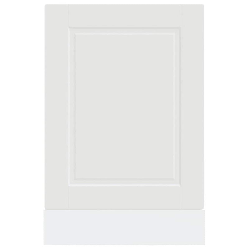 vidaXL Dishwasher Panel Porto White 45x1.5x67 cm Engineered Wood