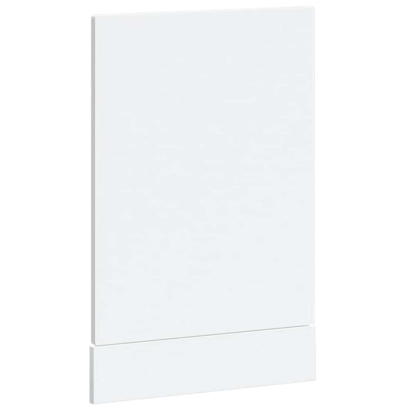 vidaXL Dishwasher Panel Porto White 45x1.5x67 cm Engineered Wood