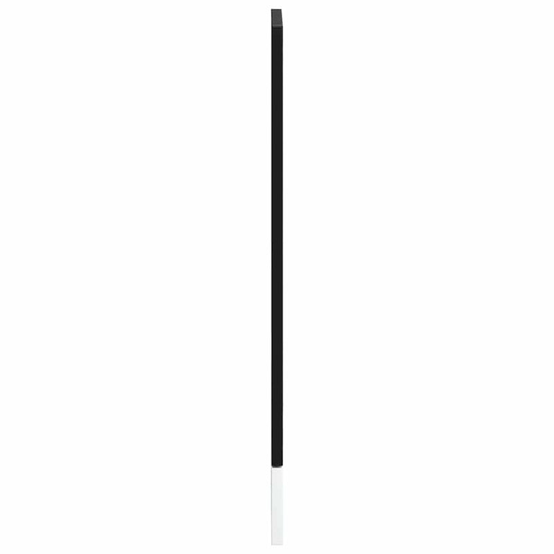 vidaXL Dishwasher Panel "Porto" Black 45x1,5x67 cm Engineered Wood