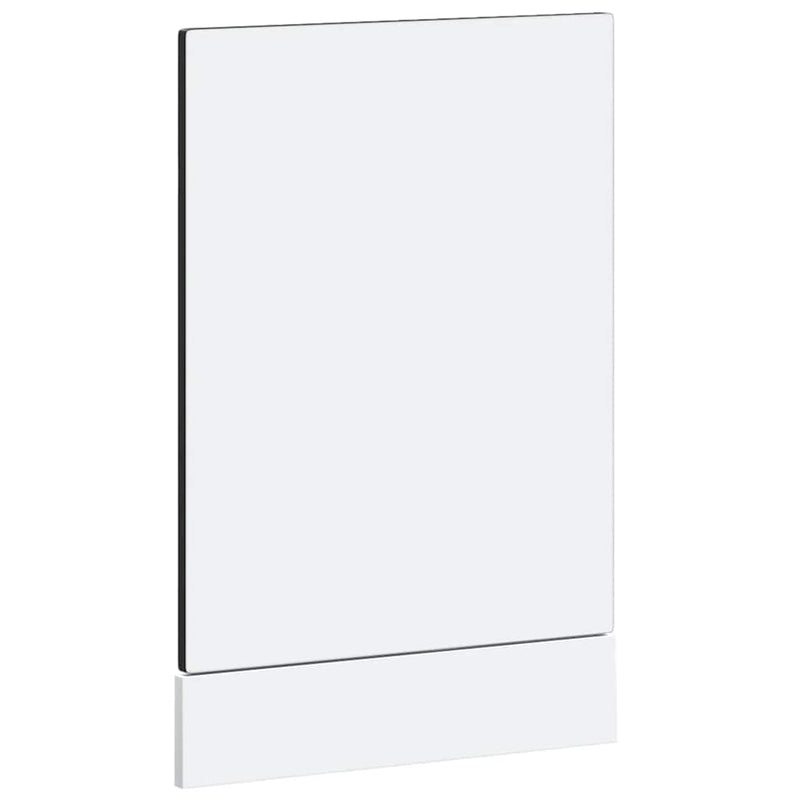 vidaXL Dishwasher Panel "Porto" Black 45x1,5x67 cm Engineered Wood