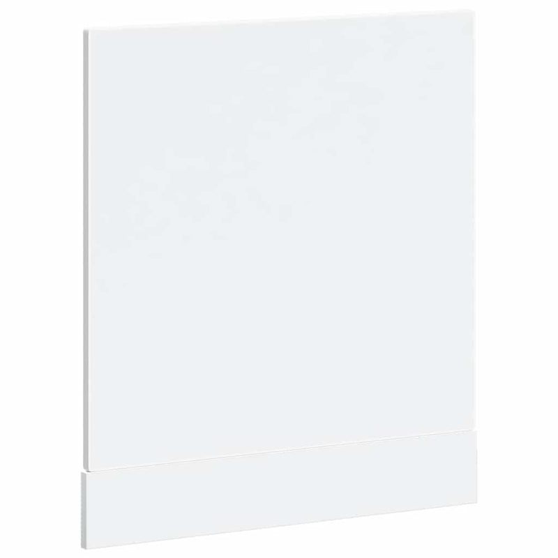 vidaXL Dishwasher Panel Porto White 60x1.5x67 cm Engineered Wood