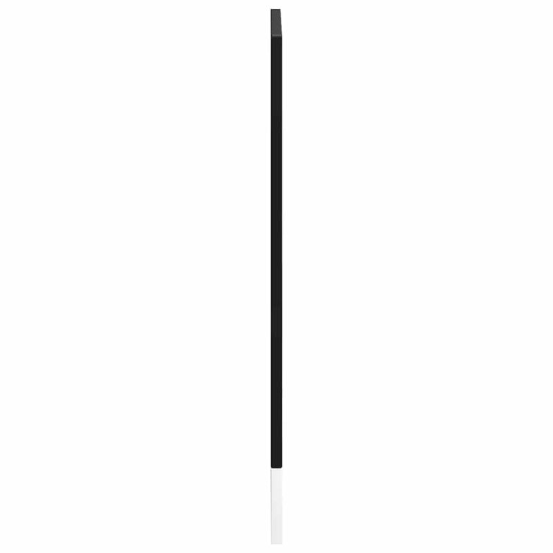vidaXL Dishwasher Panel "Porto" Black 60x1,5x67 cm Engineered Wood