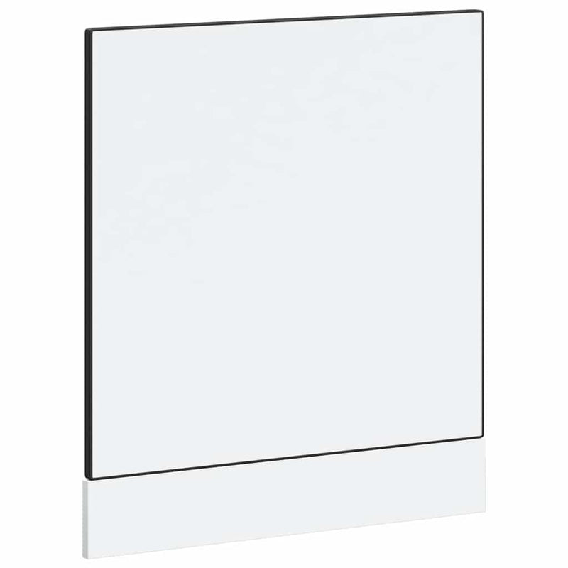 vidaXL Dishwasher Panel "Porto" Black 60x1,5x67 cm Engineered Wood