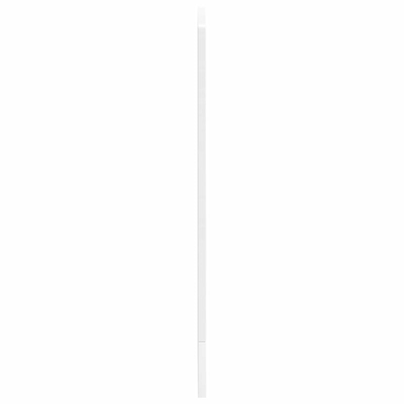 vidaXL Dishwasher Panel "Porto" High Gloss White 60x1,5x67 cm Engineered Wood
