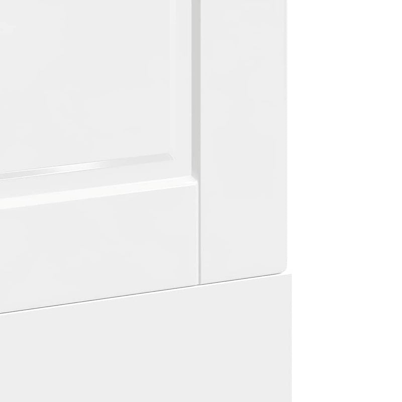vidaXL Dishwasher Panel "Porto" High Gloss White 60x1,5x67 cm Engineered Wood
