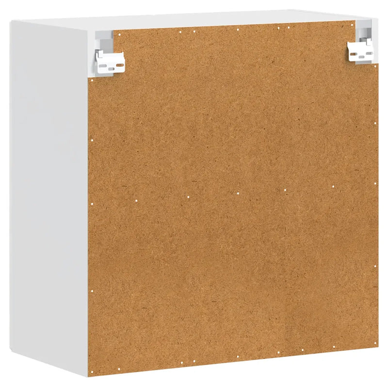 Kitchen Wall Cabinet with Glass Door "Porto" High Gloss White