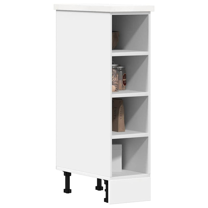 vidaXL Bottom Cabinet "Riga" White 20x44,5x81,5 cm Engineered Wood