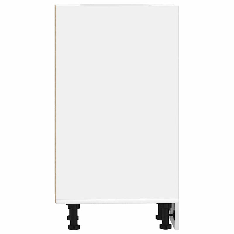 vidaXL Bottom Cabinet "Riga" White 30x44,5x81,5 cm Engineered Wood
