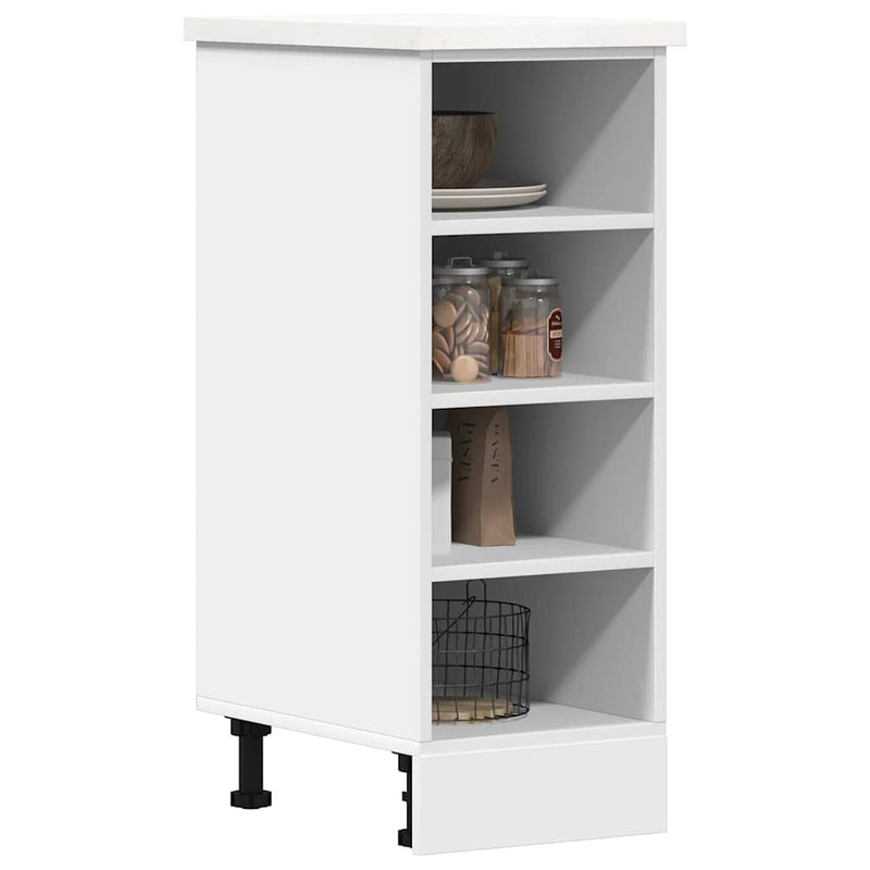 vidaXL Bottom Cabinet "Riga" White 30x44,5x81,5 cm Engineered Wood