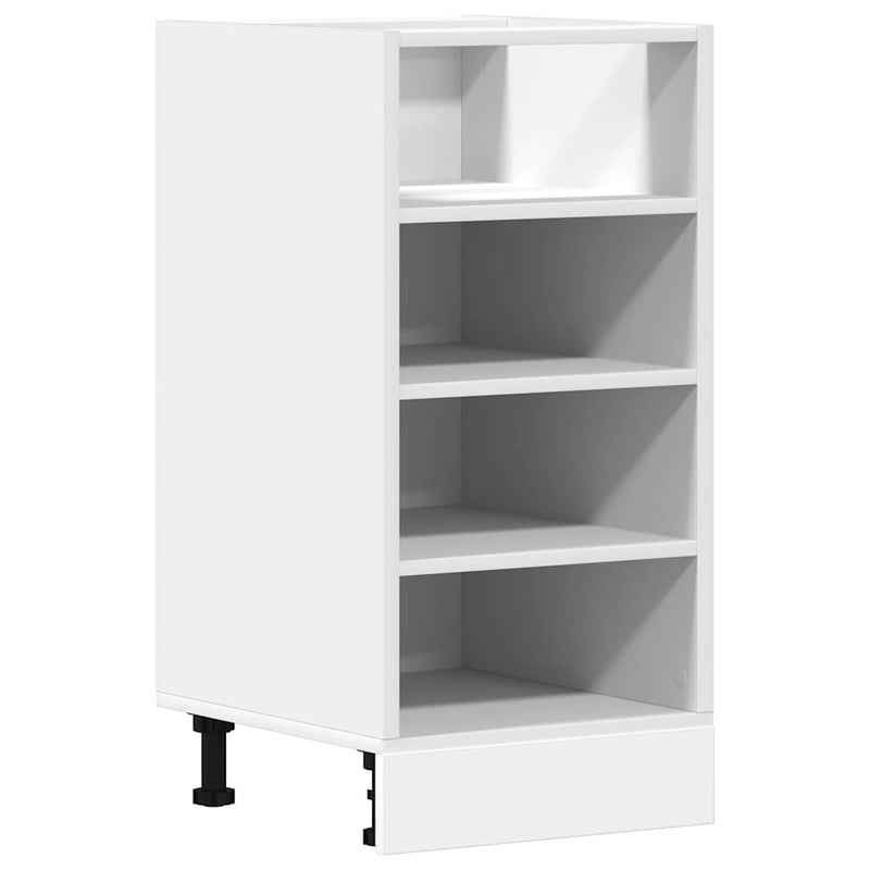 vidaXL Bottom Cabinet "Riga" White 40x44,5x81,5 cm Engineered Wood