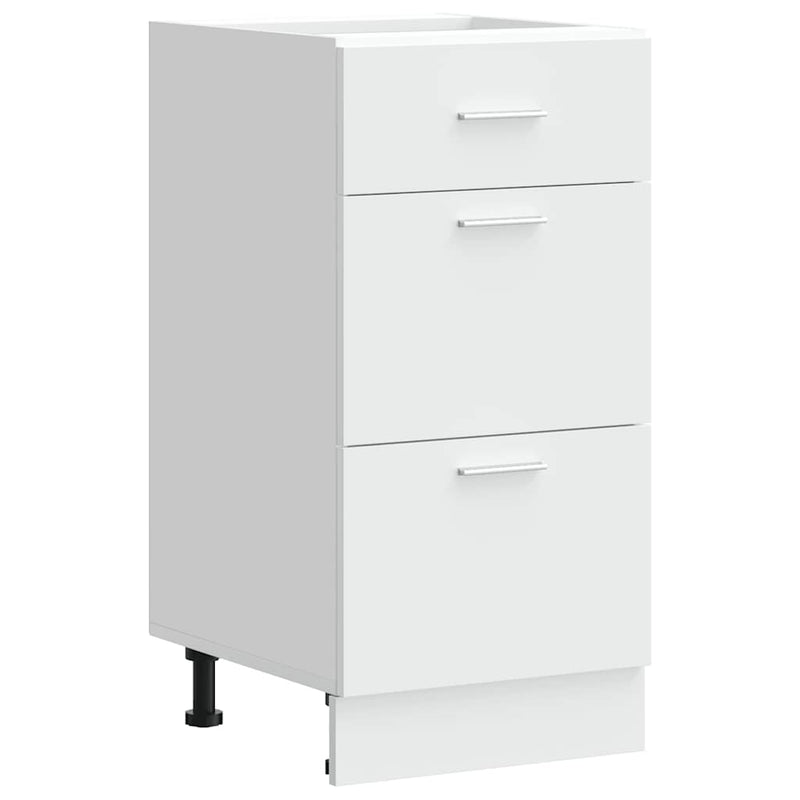 vidaXL Bottom Cabinet "Lyon" White 40x46x81,5 cm Engineered Wood