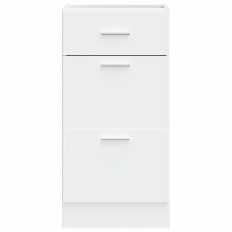 vidaXL Bottom Cabinet "Lyon" White 40x46x81,5 cm Engineered Wood