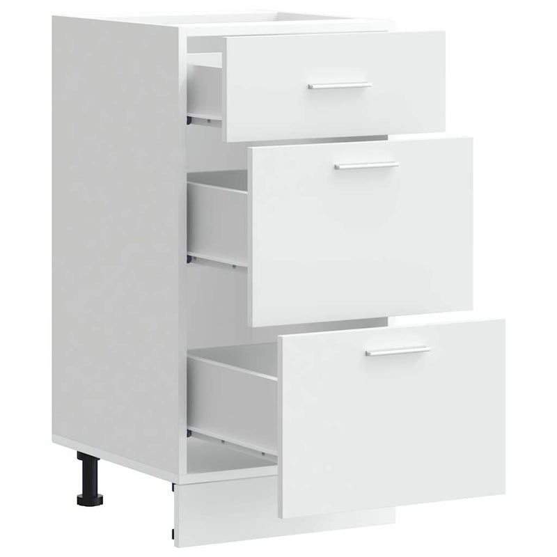 vidaXL Bottom Cabinet "Lyon" White 40x46x81,5 cm Engineered Wood