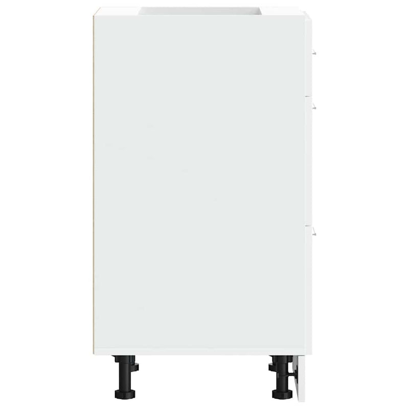 vidaXL Bottom Cabinet "Lyon" White 40x46x81,5 cm Engineered Wood