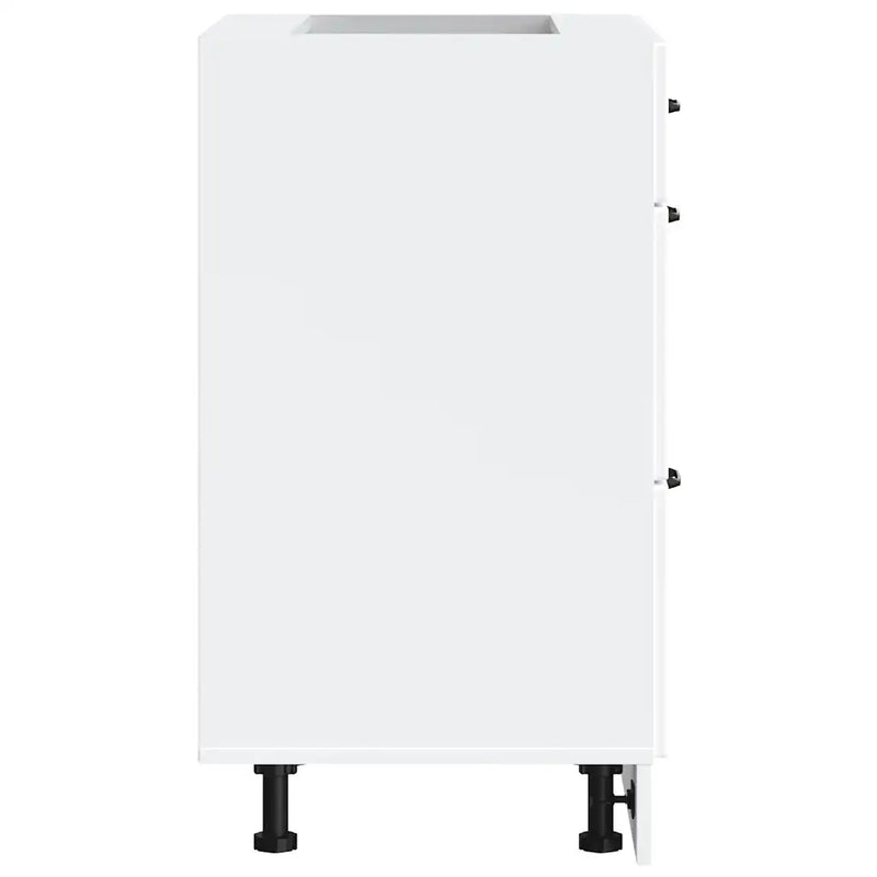 Kitchen Base Cabinet Lucca White Engineered Wood